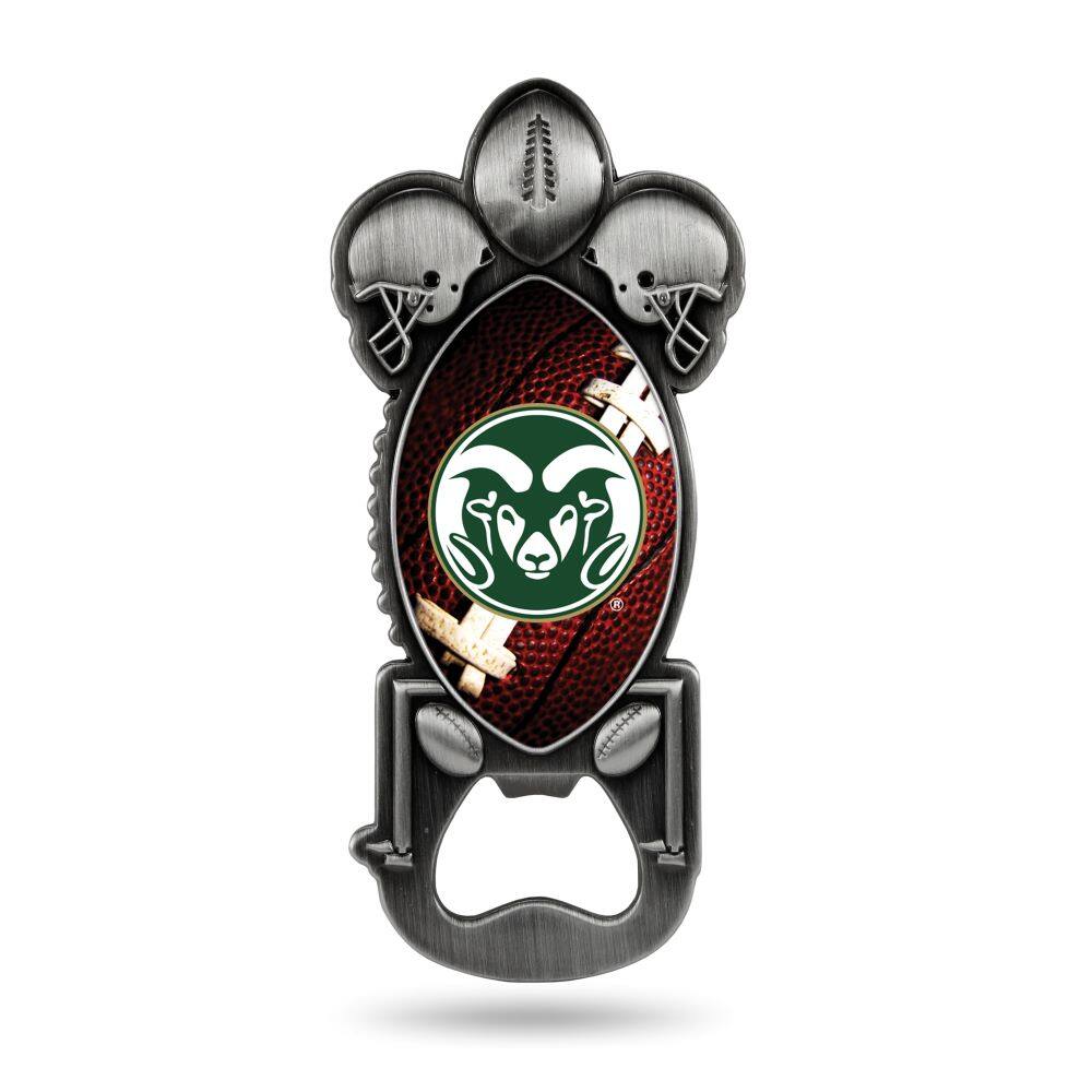 Front. Rico Industries - Colorado State University Rams Party Starter Magnetic Metal Bottle Opener - Multi.