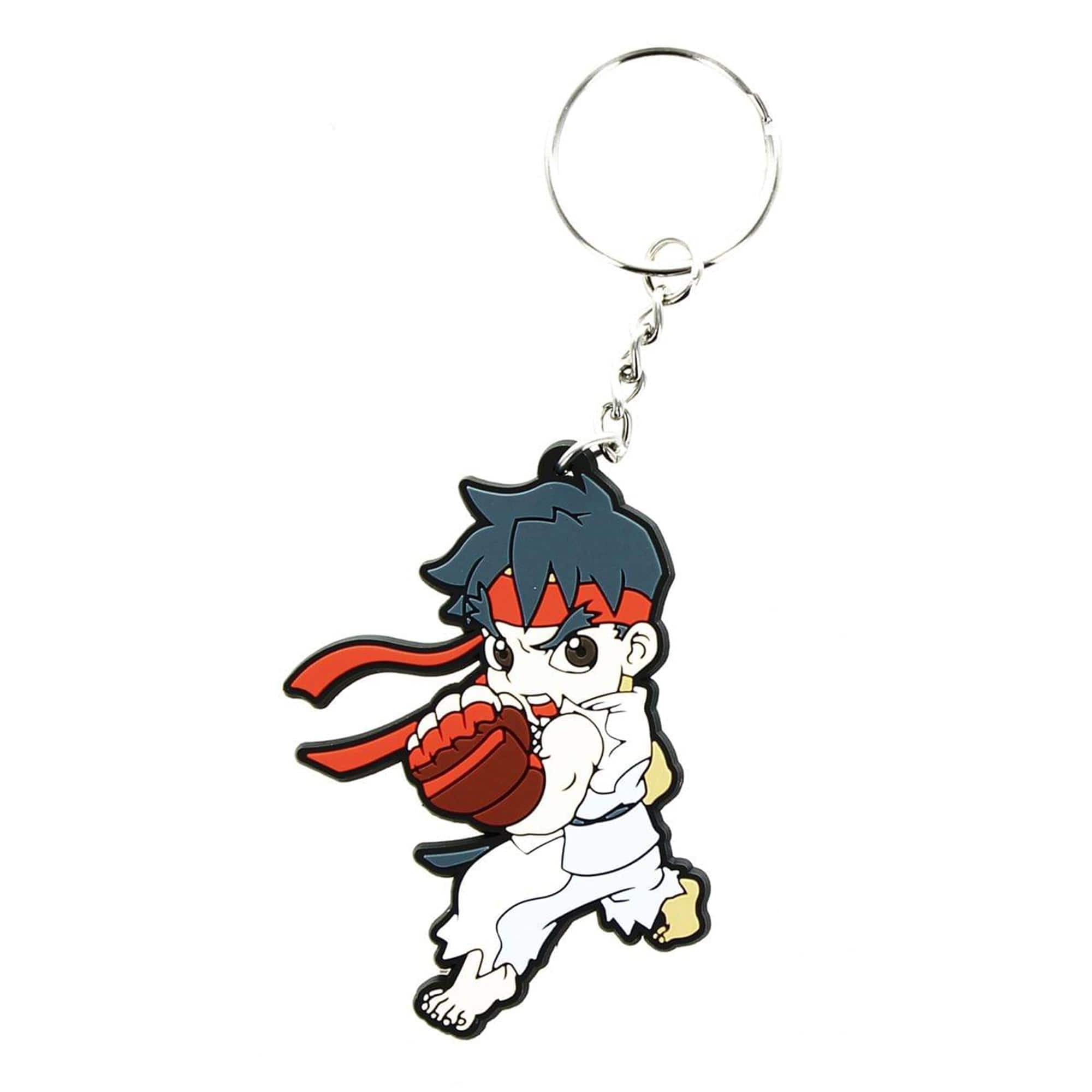 Multiverse Studio - Street Fighter Chibi Key Chain, Ryu - Red