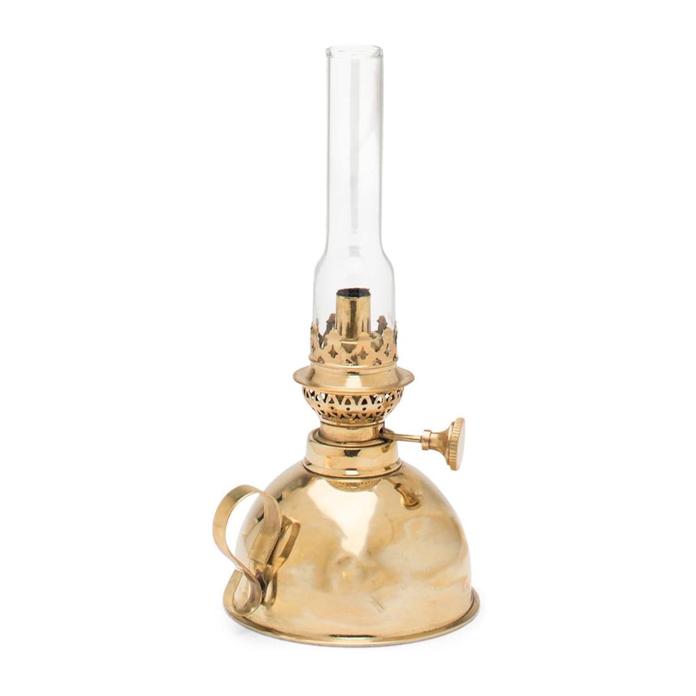 Kings County Tools - 9-Inch Tall Oil Lamp - Brass