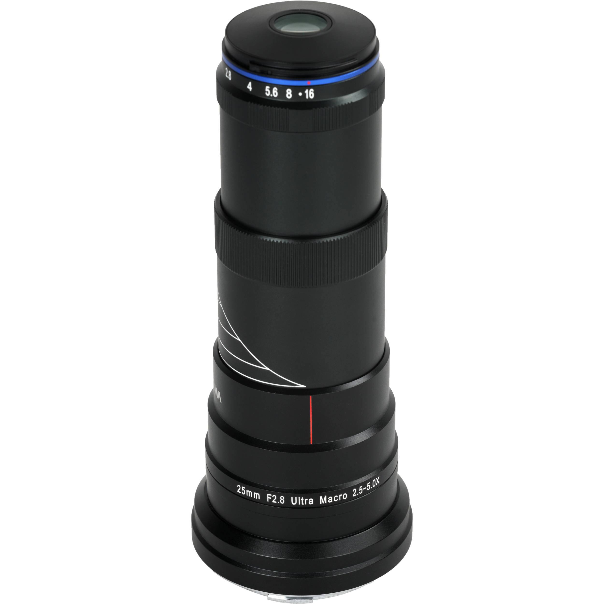 1 4 5.6 8 16 M 25mm acro 2.5-5.0X F2.8 Ultra