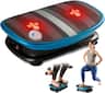LifePro - Vibration Plate Exercise Machine with Voice Control and Heat Whole Body Vibrating Plate - Black