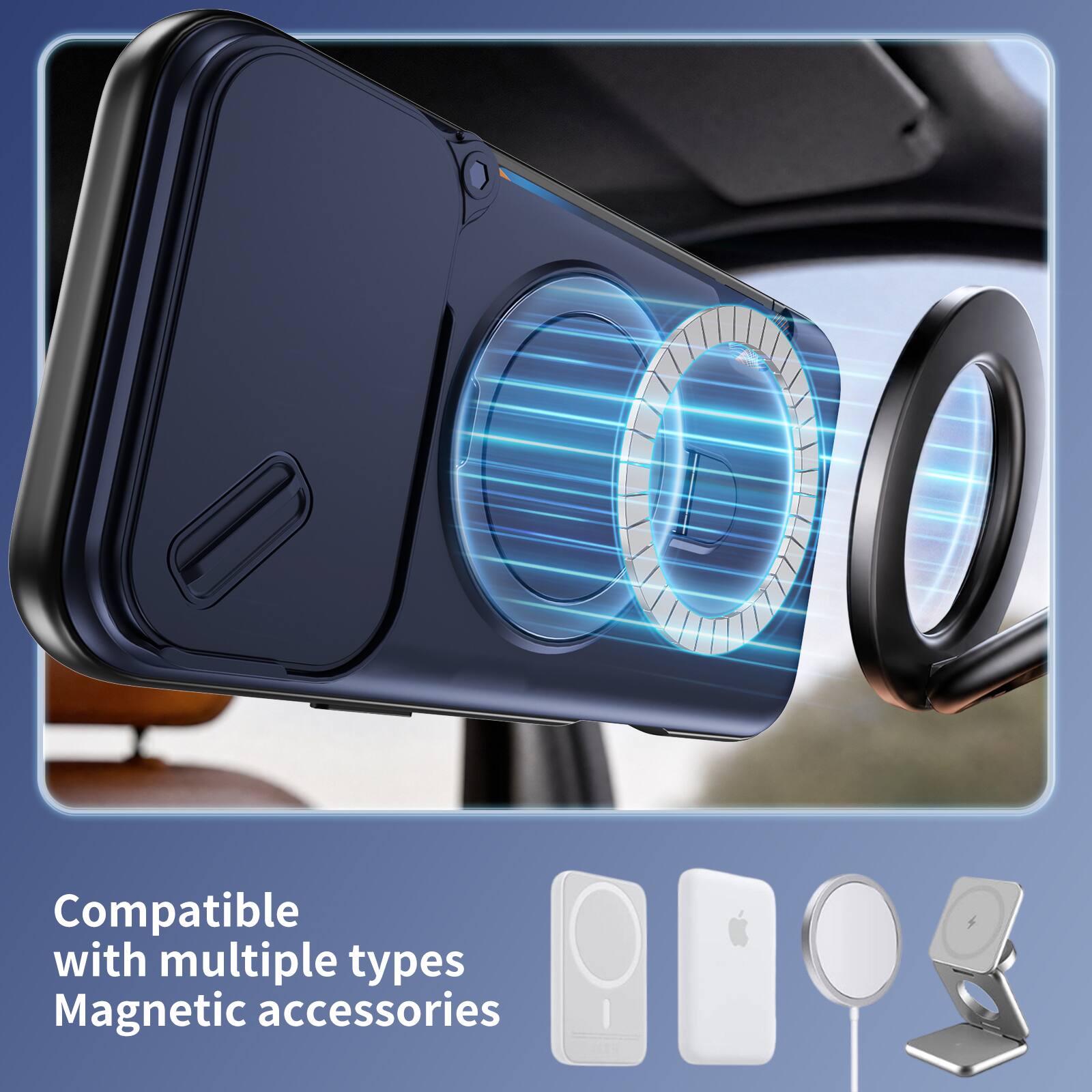 Compatible with multiple types Magnetic accessories