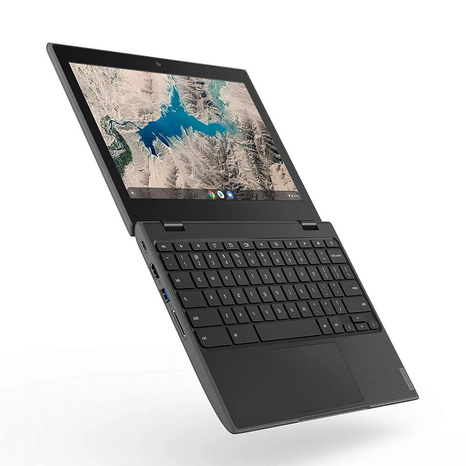 Back. Lenovo - Chromebook 100e (1st Gen) Celeron N3350 1.1Ghz, 4GB RAM 16GB eMMC 11.6 LED.