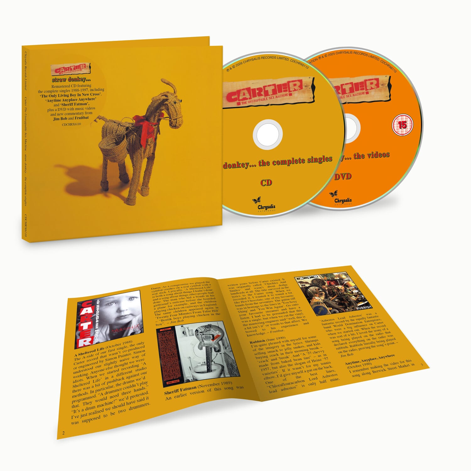 Carter the Unstoppable Sex Machine - Straw Donkey - the Complete Singles   - COMPACT DISCS [CD] price history on PriceWatchPro