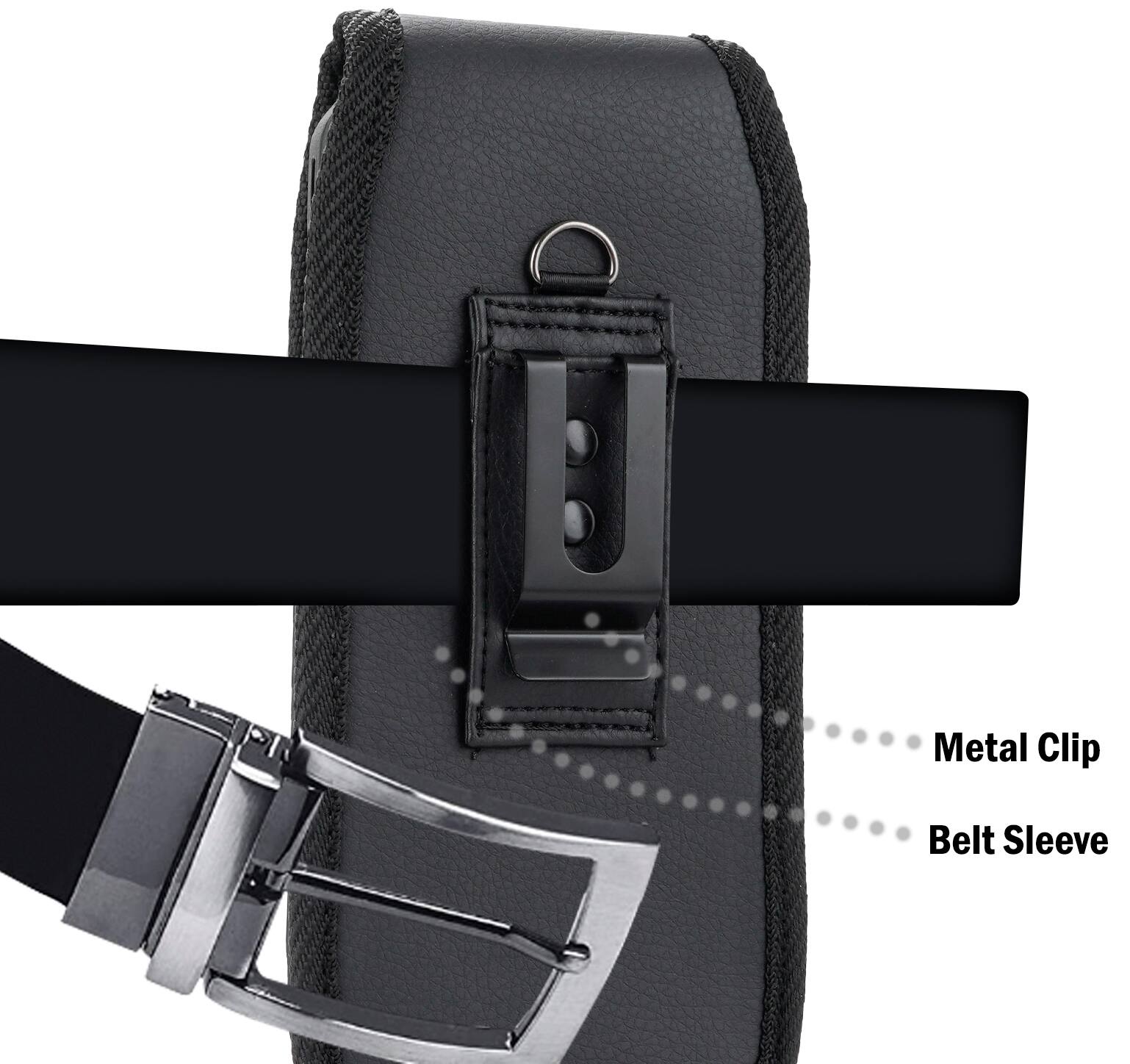 Metal Clip  
Belt Sleeve