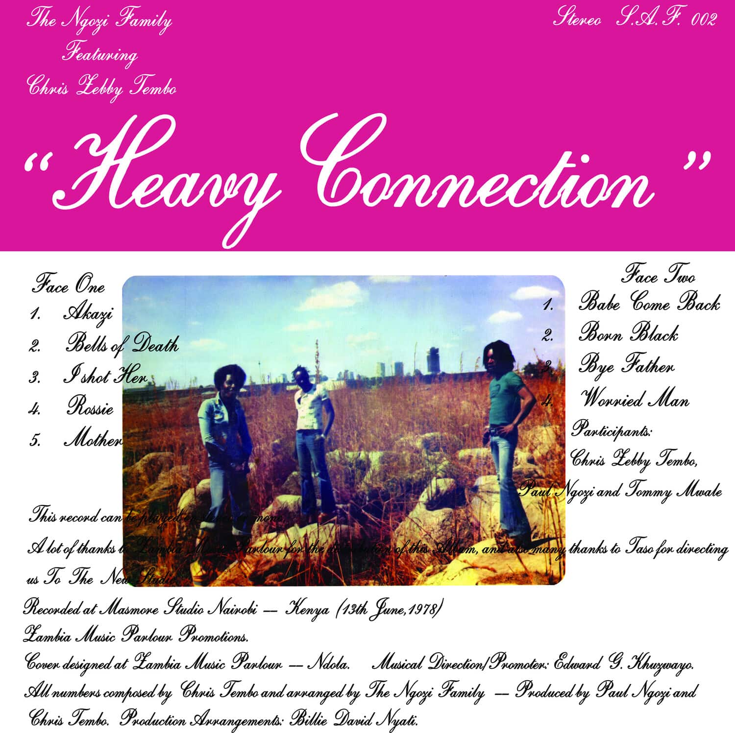 Ngozi Family - Heavy Connection   - VINYL LP price history on PriceWatchPro