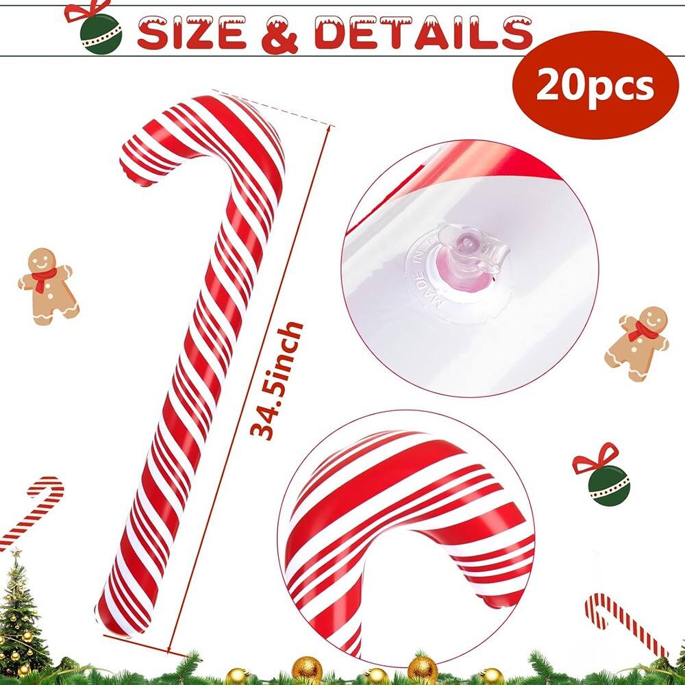 SIZE & DETAILS  
20pcs  
34.5inch