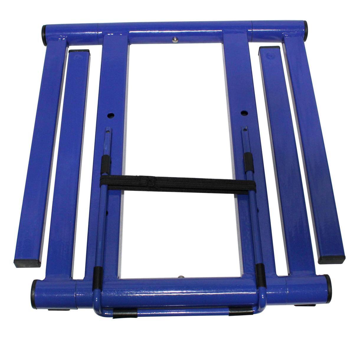 Alt View 1. ProX - ProX T-LPS600 Foldable and Portable DJ Laptop Stand with Adjustable Shelf, Blue.