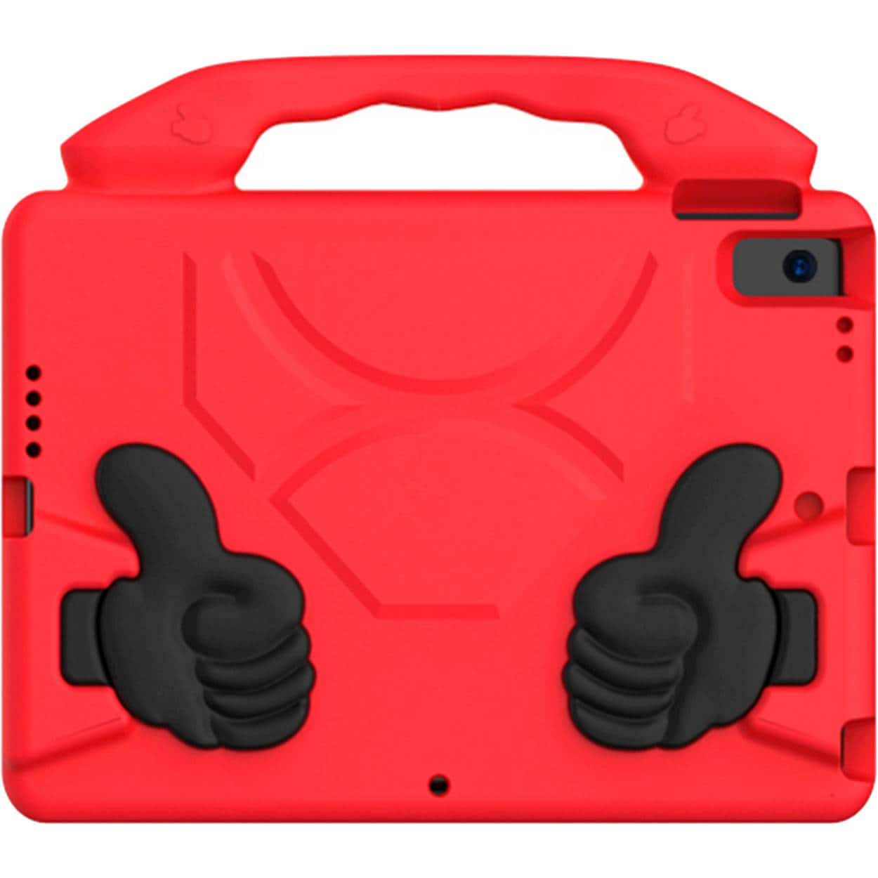 Front. SaharaCase - KidProof Case for Apple iPad 10.2 (8th Generation 2020 and 9th Generation 2021) - Red.