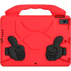 Front. SaharaCase - KidProof Case for Apple iPad 10.2 (8th Generation 2020 and 9th Generation 2021) - Red.