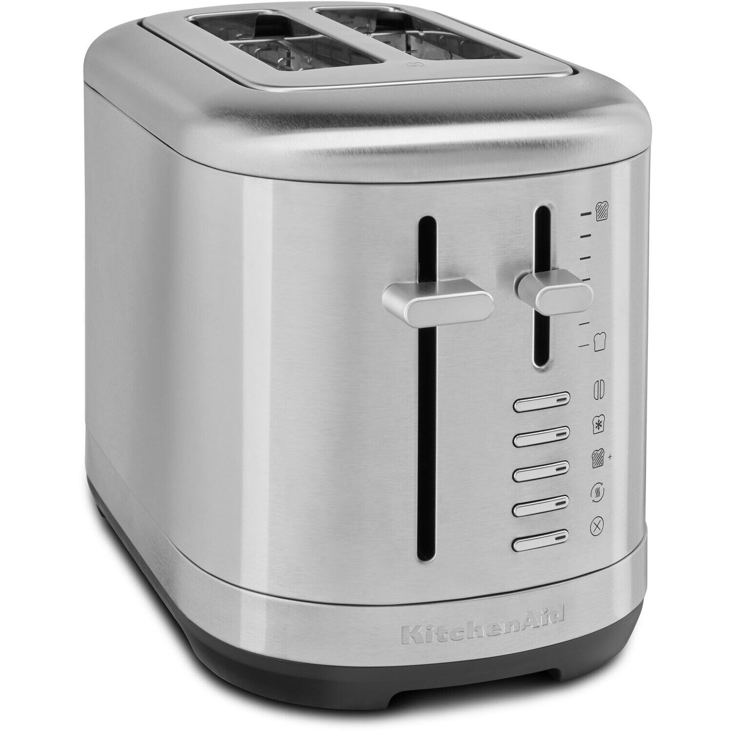 Alt View 2. KitchenAid - 2 Slice Programmable Toaster, 120V, Brushed Stainless Steel - Brushed Stainless Steel.