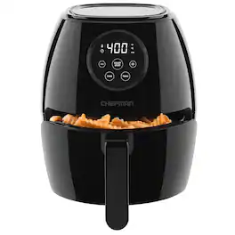 Chefman - 3.5 Qt. Small Air Fryer RJ38-V3-35T - Glossy Black