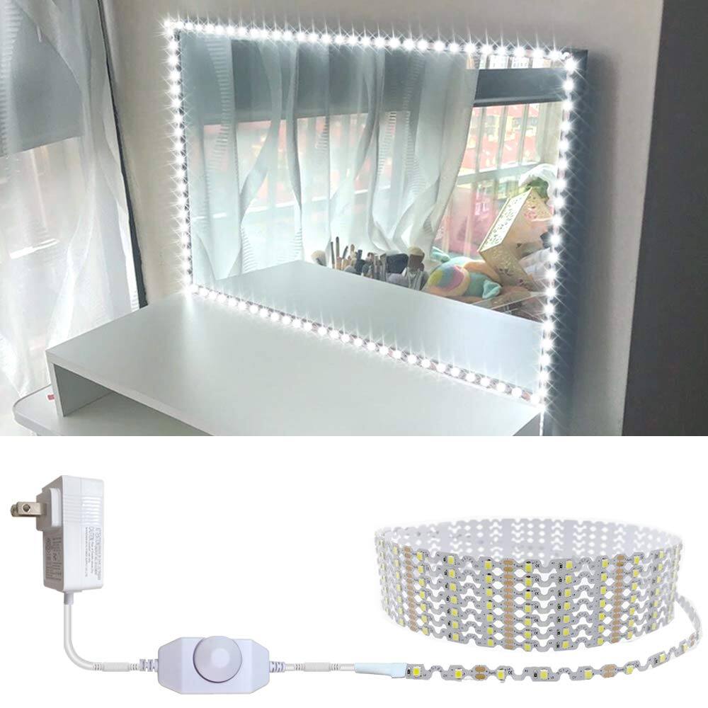 Earthley Blooms - Led Vanity Mirror Lights Kit Bendable No Need To Cut Make-up Cloakroom Adjustable Flexible Strip Light Ta - Default