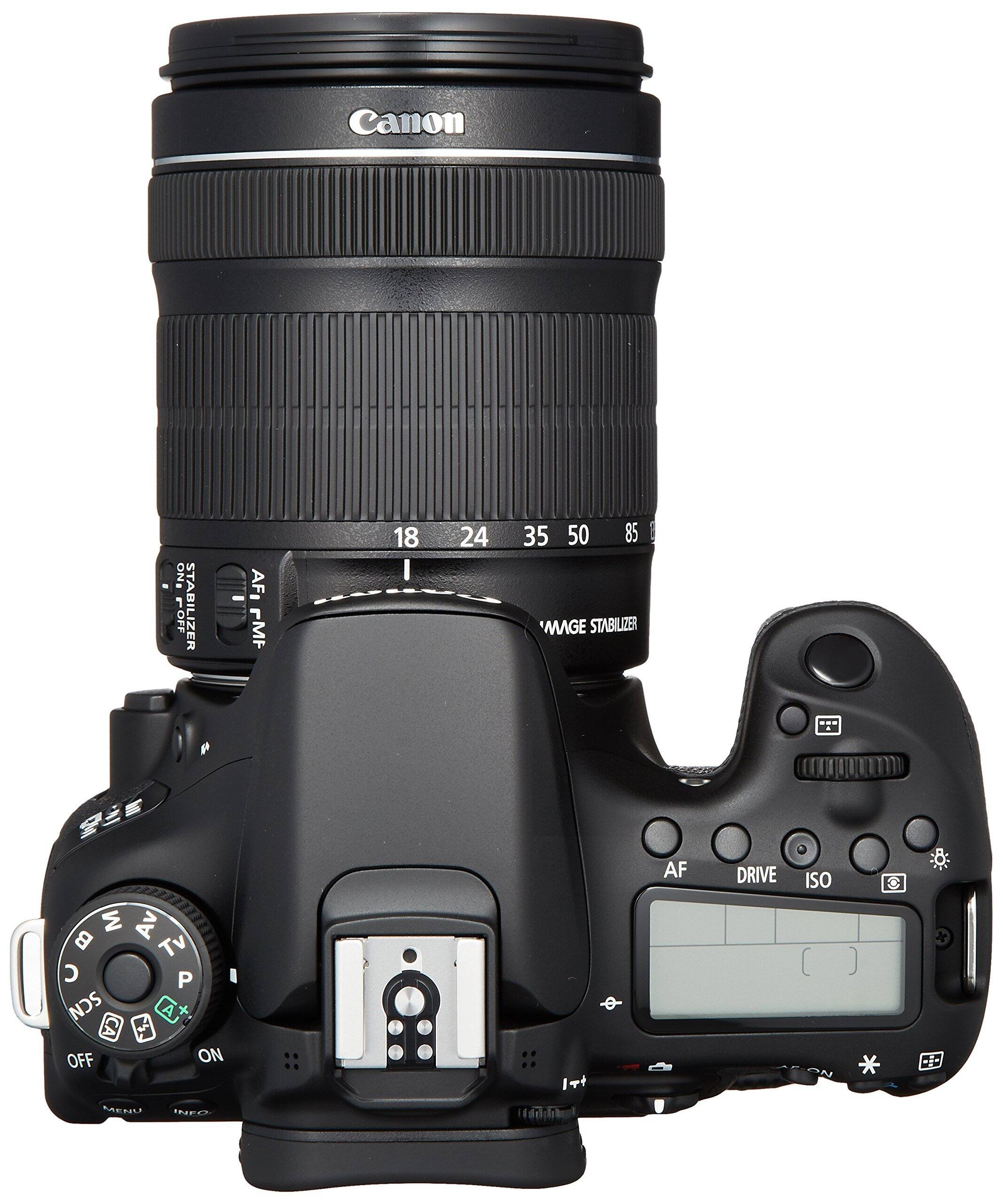Canon - ON/OFF STABILIZER AF MF 18 24 35 50 85 IMAGE STABILIZER S M A TV P SCN A x CA OFF ON TAENIL INFO 1t AF DRIVE ISO 8