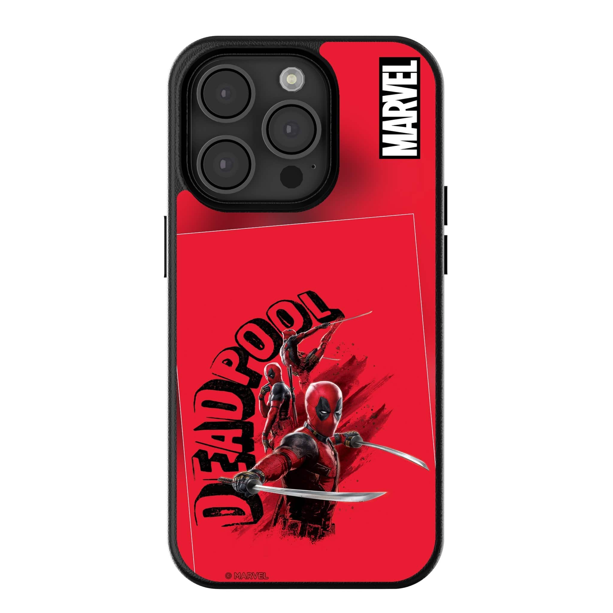 Keyscaper - Marvel Cover Art MagSafe Compatible Phone Case - Apple iPhone 14 - Deadpool