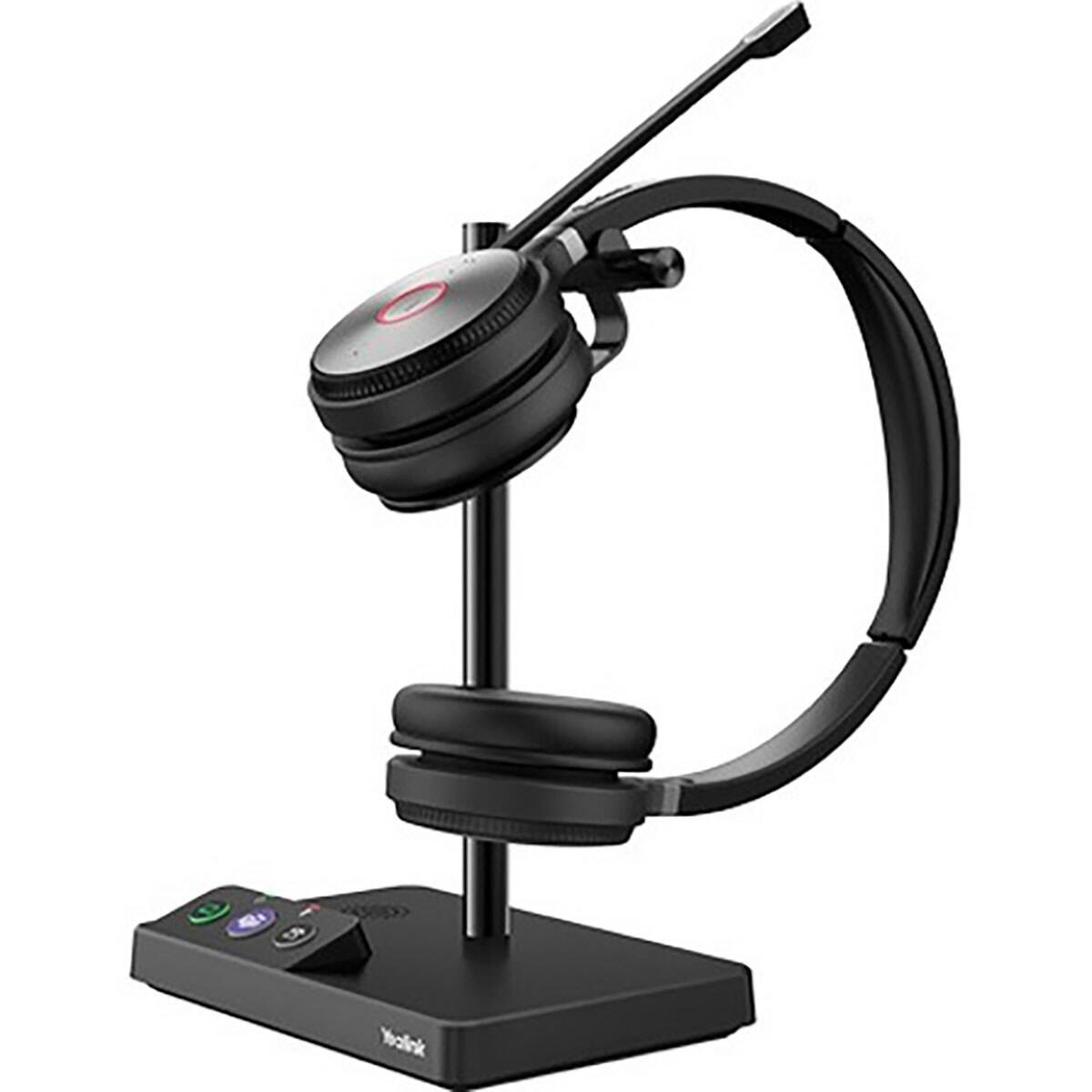 Alt View 1. Yealink - Yealink WH62 Wireless DECT Closed-Back On-Ear Mono Headset with Base Station, Unified Communications Certified.