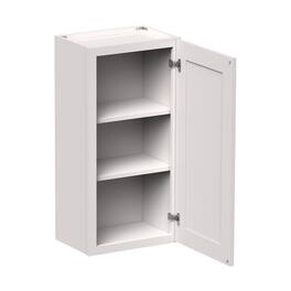 Boyel Living - 18-in W x 36-in H x 12-in D Shaker RTA Kitchen Wall Cabinet with Soft-Close Doors - Glacier White