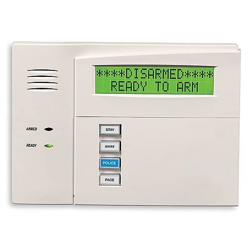 Honeywell - Security 6160 Ademco Alpha Display Keypad - White