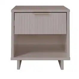 Manhattan Comfort - Granville Modern 18" Nightstand - Light Gray