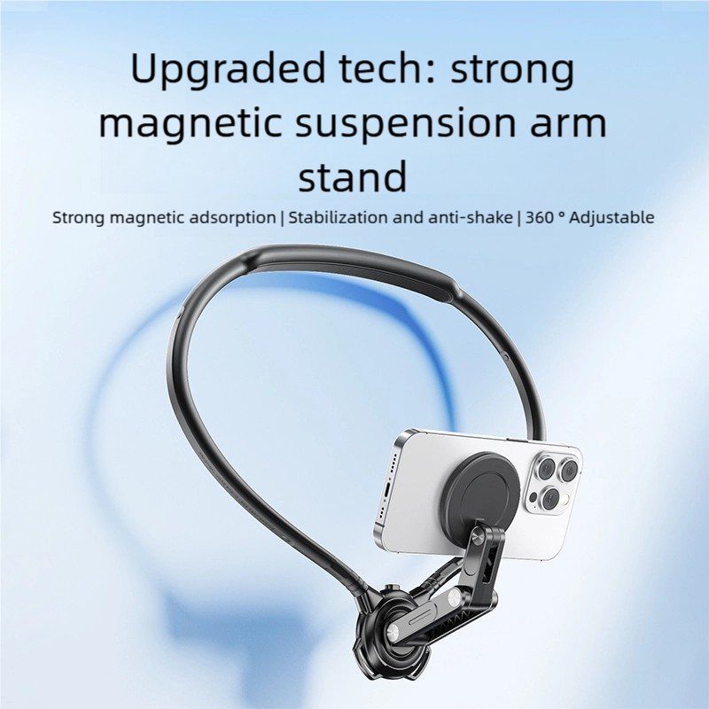 Upgraded tech: strong magnetic suspension arm stand

Strong magnetic adsorption | Stabilization and anti-shake | 360° Adjustable
