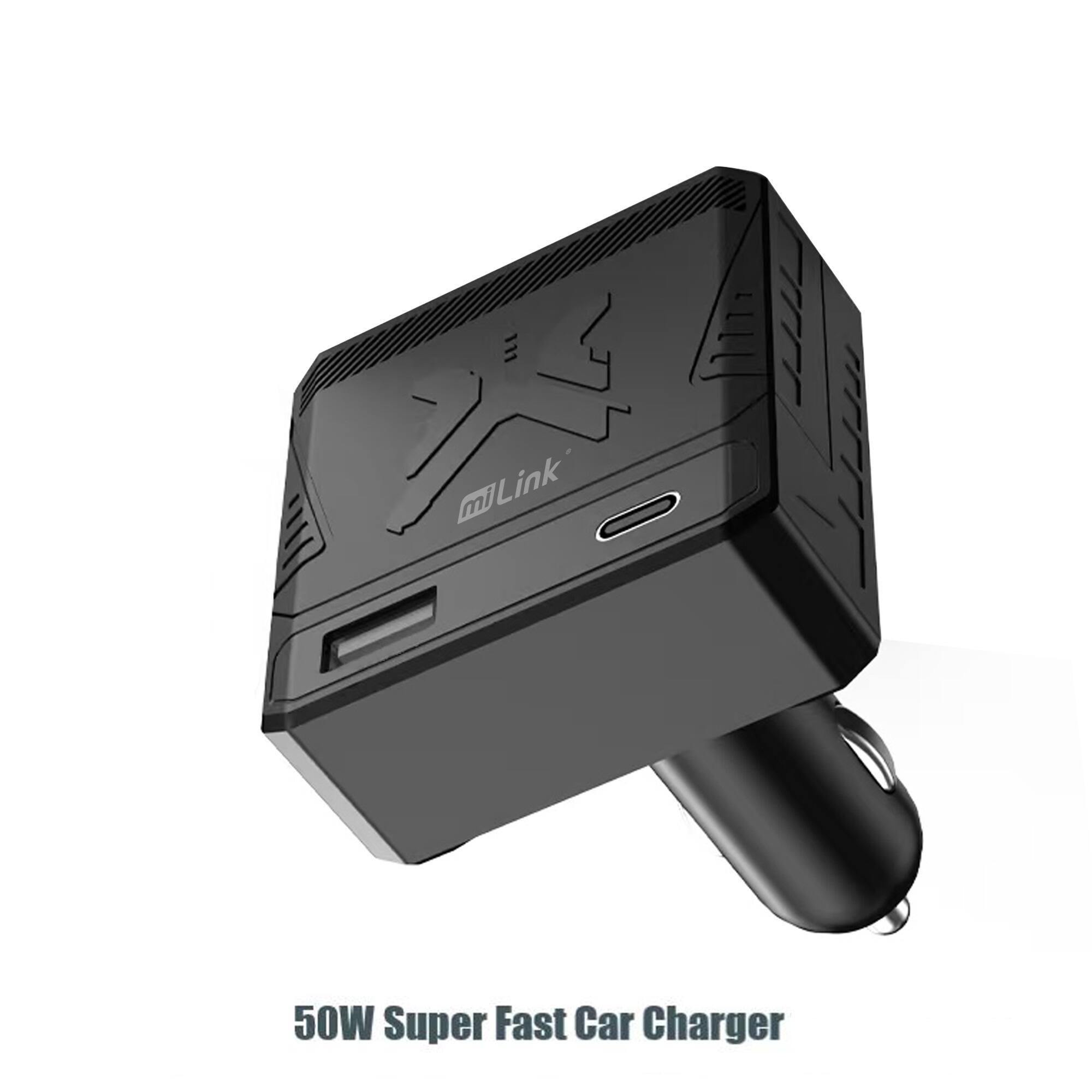 mi Link  
50W Super Fast Car Charger