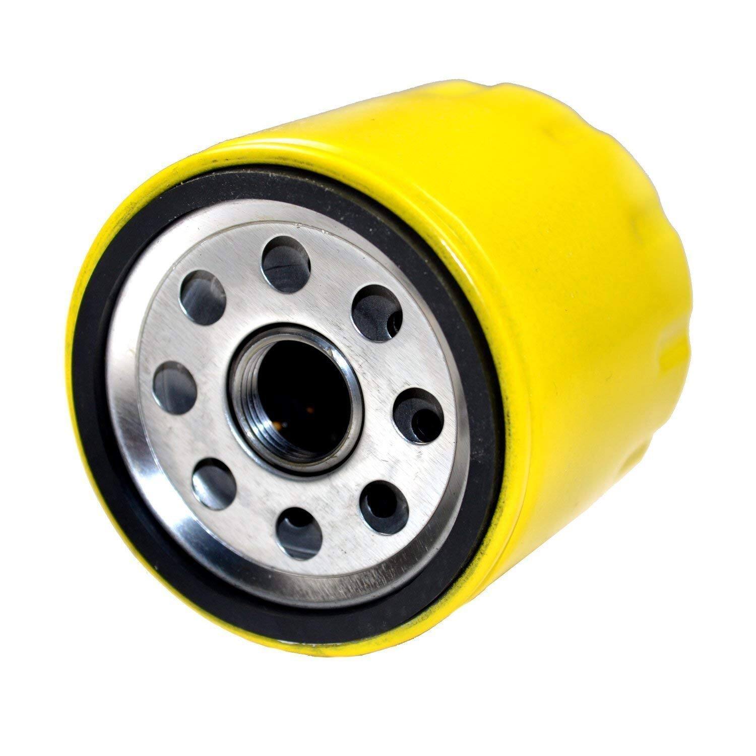 Angle. HQRP - Engine Oil Filter Extra Capacity for John Deere 316 317 318 420, Replaces AM101207 TCA10018.