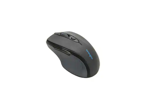 Front. Kensington - Kensington Pro Fit K72405US Black 1 x Wheel USB RF Wireless Optical Mid-Size Wireless Mouse - Black.