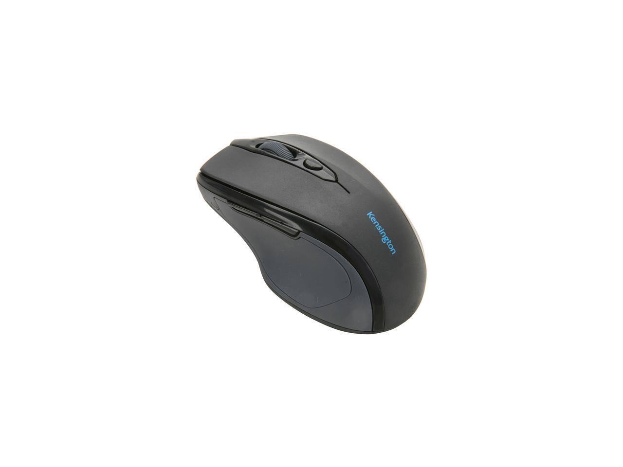 Front. Kensington - Kensington Pro Fit K72405US Black 1 x Wheel USB RF Wireless Optical Mid-Size Wireless Mouse - Black.