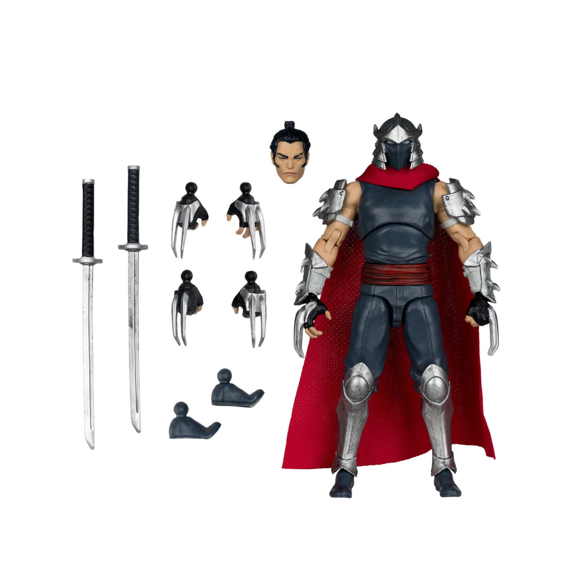 Left. McFarlane Toys - McFarlane Toys - Teenage Mutant Ninja Turtles - Page Punchers - Shredder 5" Action Figure with Comic - COLLECTIBLES - Multicolor.