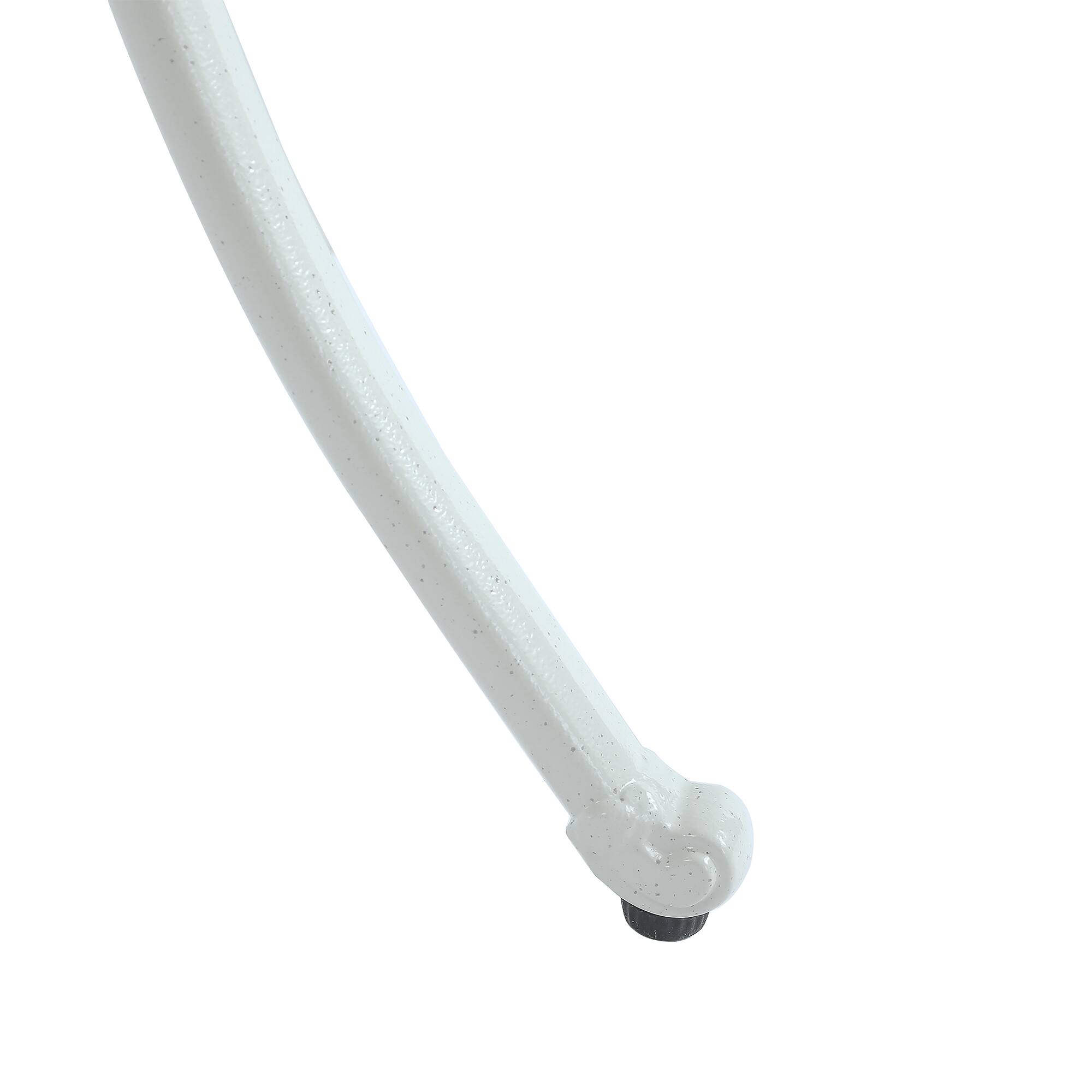 Alt View 5. Mondawe - Round Patio Table with Umbrella Hole - White.