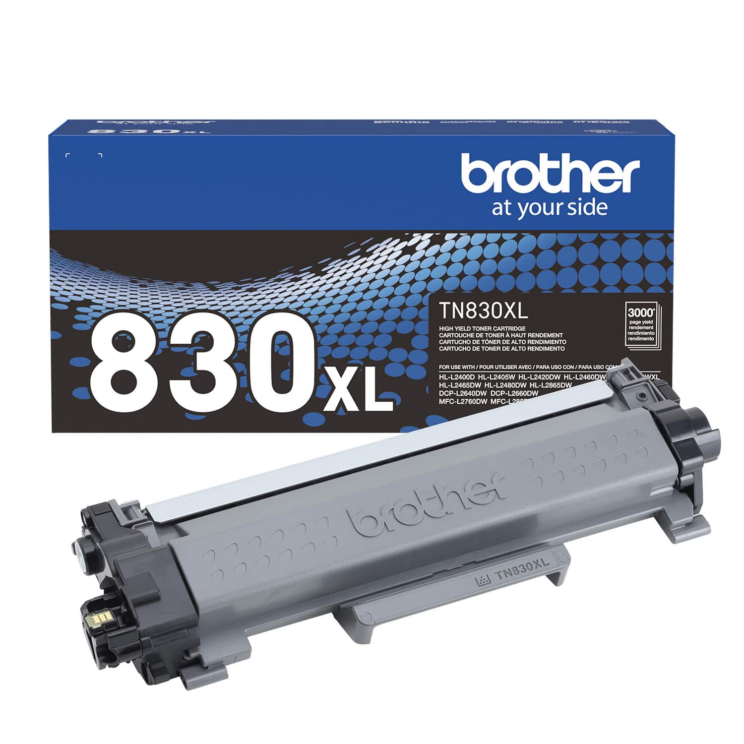 Brother - TN830XL High-Yield Toner Cartridge - Black
