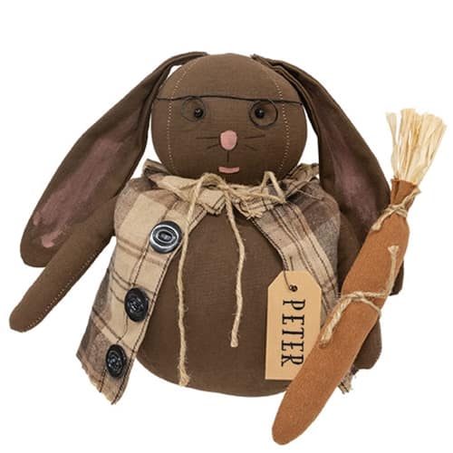 BreeBe - Peter Bunny Doll w/Glasses & Carrot - Multi