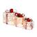 Front. Costway - Set of 3 Christmas Lighted Gift Boxes, Indoor Present Box Holiday Decoration - White/Red.