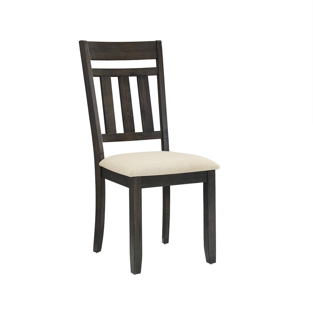 Alt View 2. Crosley Furniture - Hayden 2-Piece Slat Back Dining Chair Set - Grey.