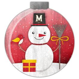 Fan Creations - Maryland Terrapins 12'' Snow Globe Wall Art - Multicolor