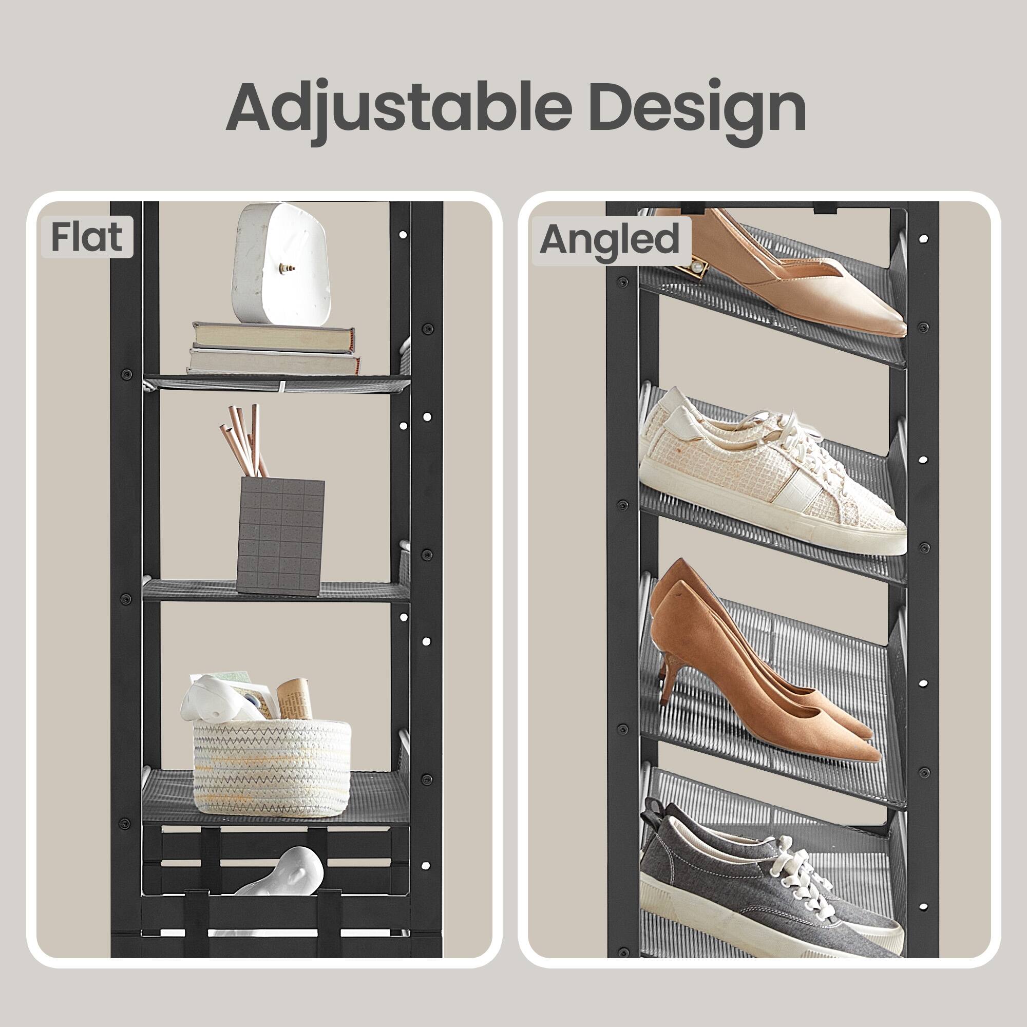 Adjustable Design

Flat

Angled