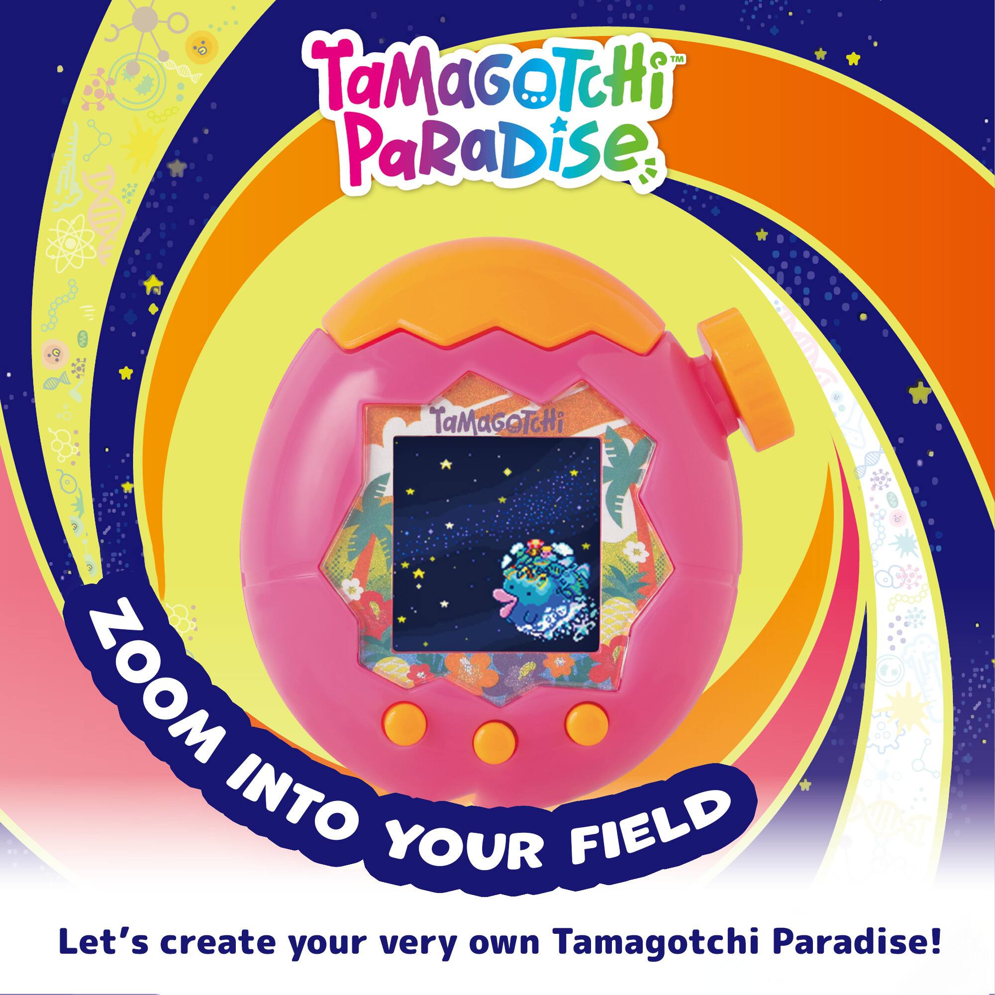 TM TaMaGoTcHi PaRaDise. TaMaGoTcHi ZOOM INTO YOUR FIELD Let's create your very own Tamagotchi Paradise!