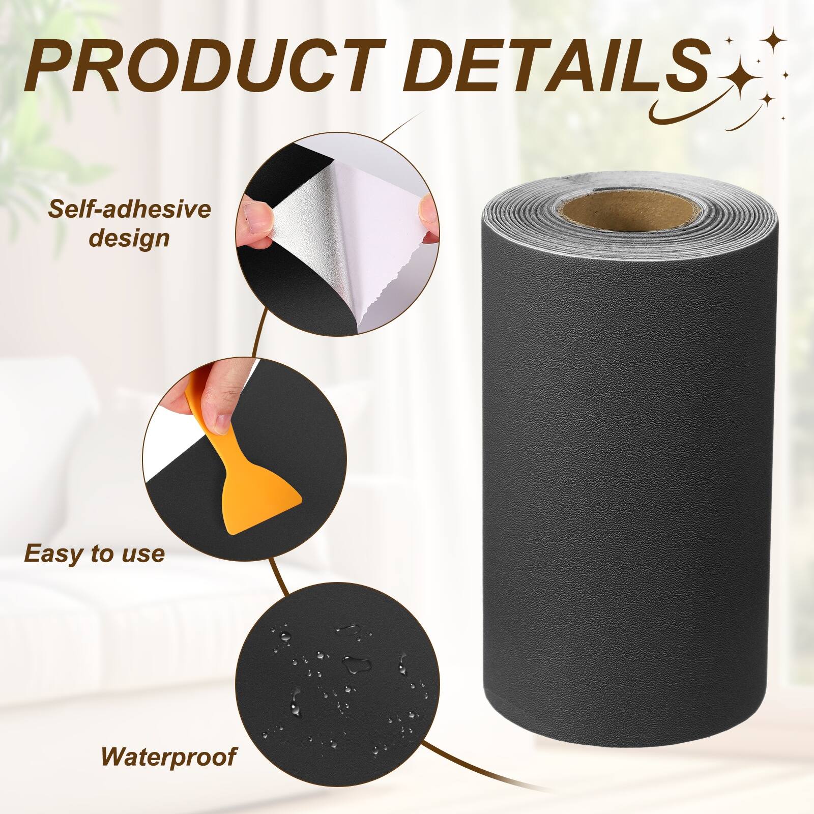 PRODUCT DETAILS

- Self-adhesive design
- Easy to use
- Waterproof