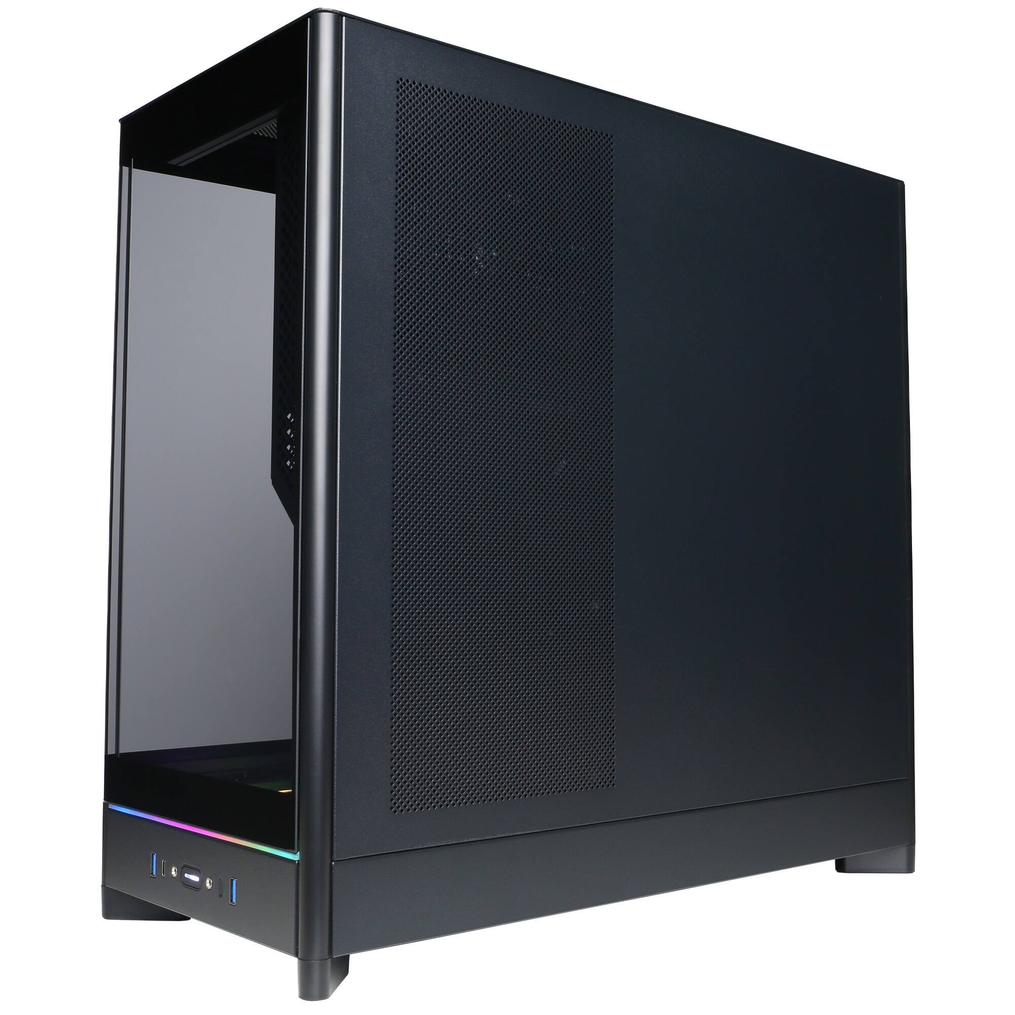Alt View 4. CyberPowerPC - Gaming Desktop - AMD Ryzen 7 9700X 2024 - AMD Radeon RX 9060 XT 16GB - 32GB DDR5 Memory - 2TB SSD Storage - Black.