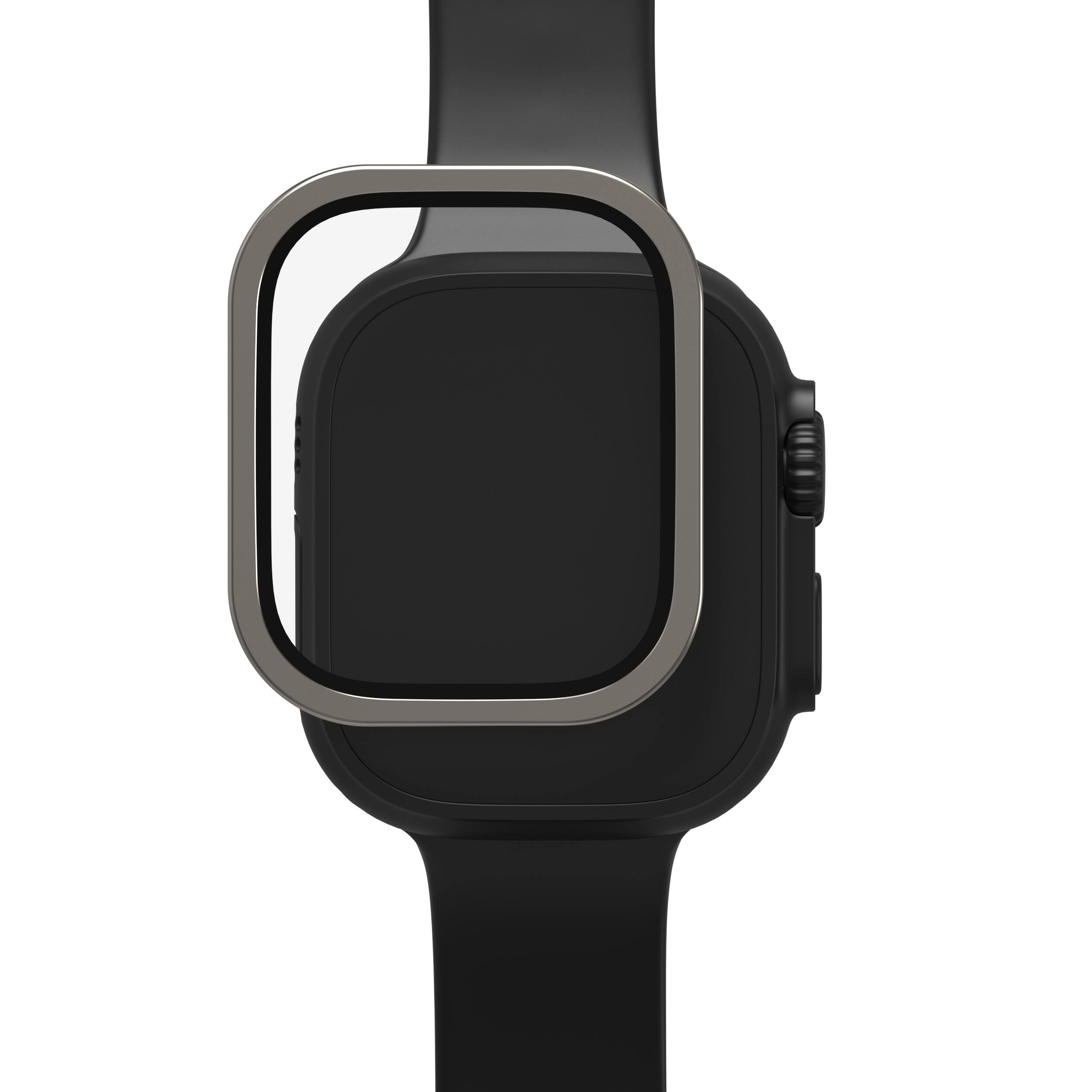 Alt View 11. ZAGG - InvisibleShield Glass XTR4 Eco Advanced Edge-to-Edge & Anti-Reflective Screen Protector for Apple Watch Ultra 3/2/1 49mm - Titanium.