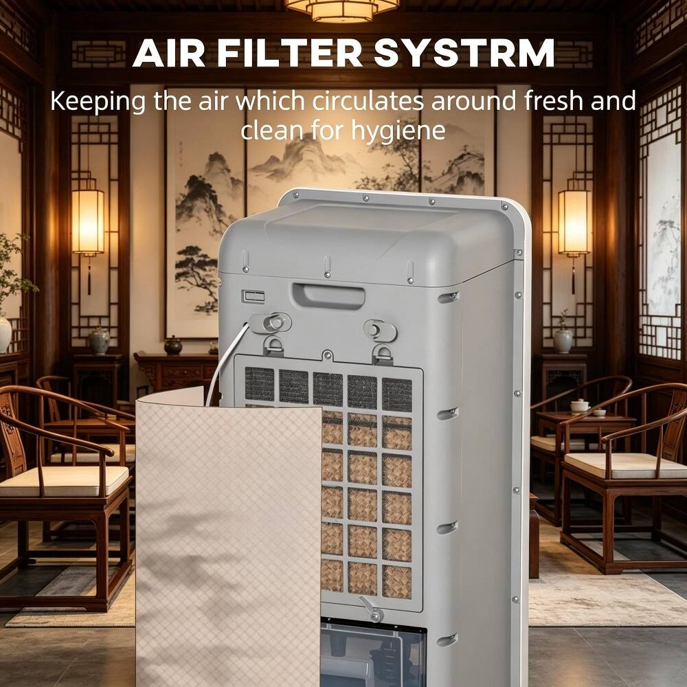 AIR FILTER SYSTEM  
Keeping the air which circulates around fresh and clean for hygiene