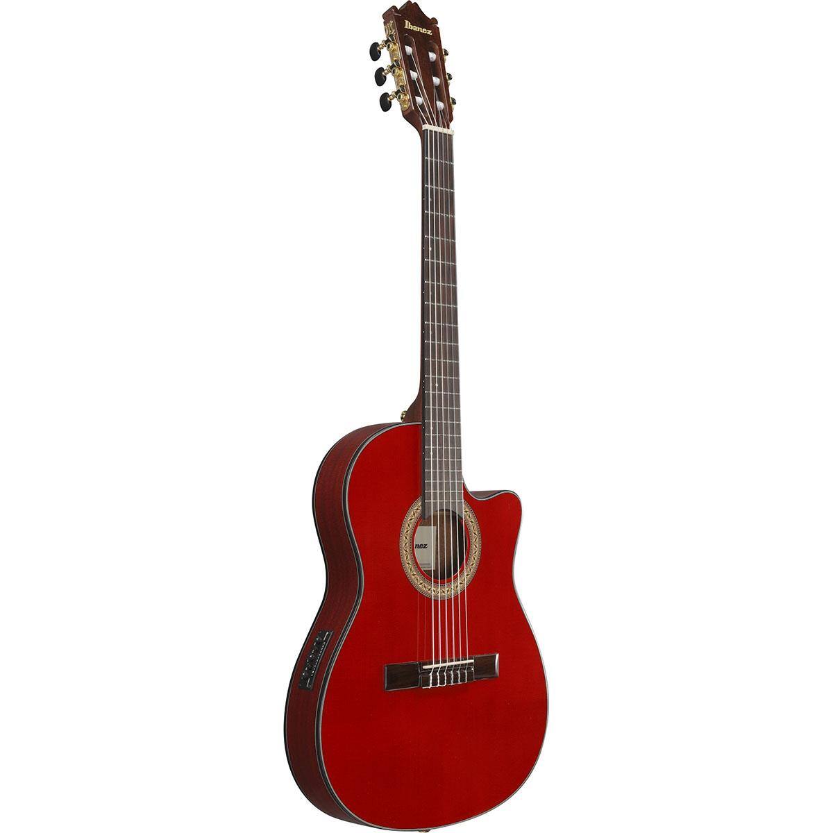 Alt View 2. Ibanez - Ibanez Classical Series GA35TCE Acoustic Electric Guitar, Sapphire Red.