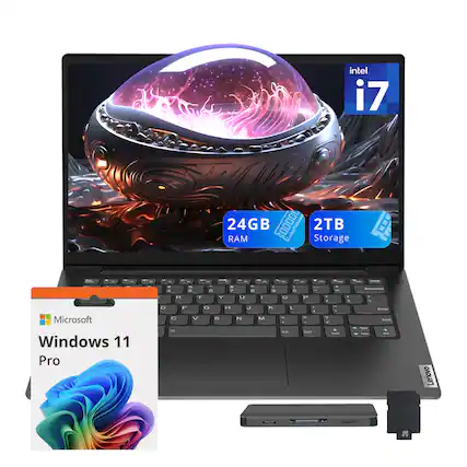 Intel i7, 24GB RAM, 2TB Storage, Microsoft Windows 11 Pro, Lenovo