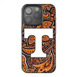 Keyscaper - NCAA - Tennessee Volunteers Paisley Bling iPhone Case - 15 - Black