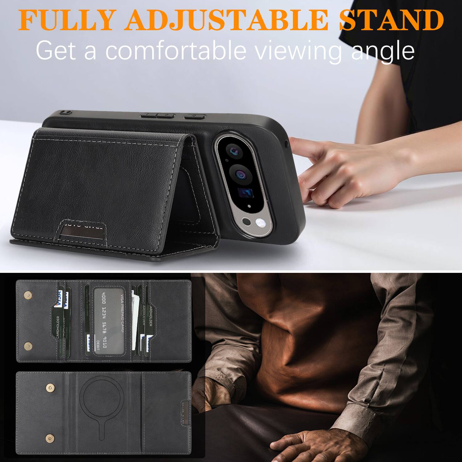 FULLY ADJUSTABLE STAND  
Get a comfortable viewing angle