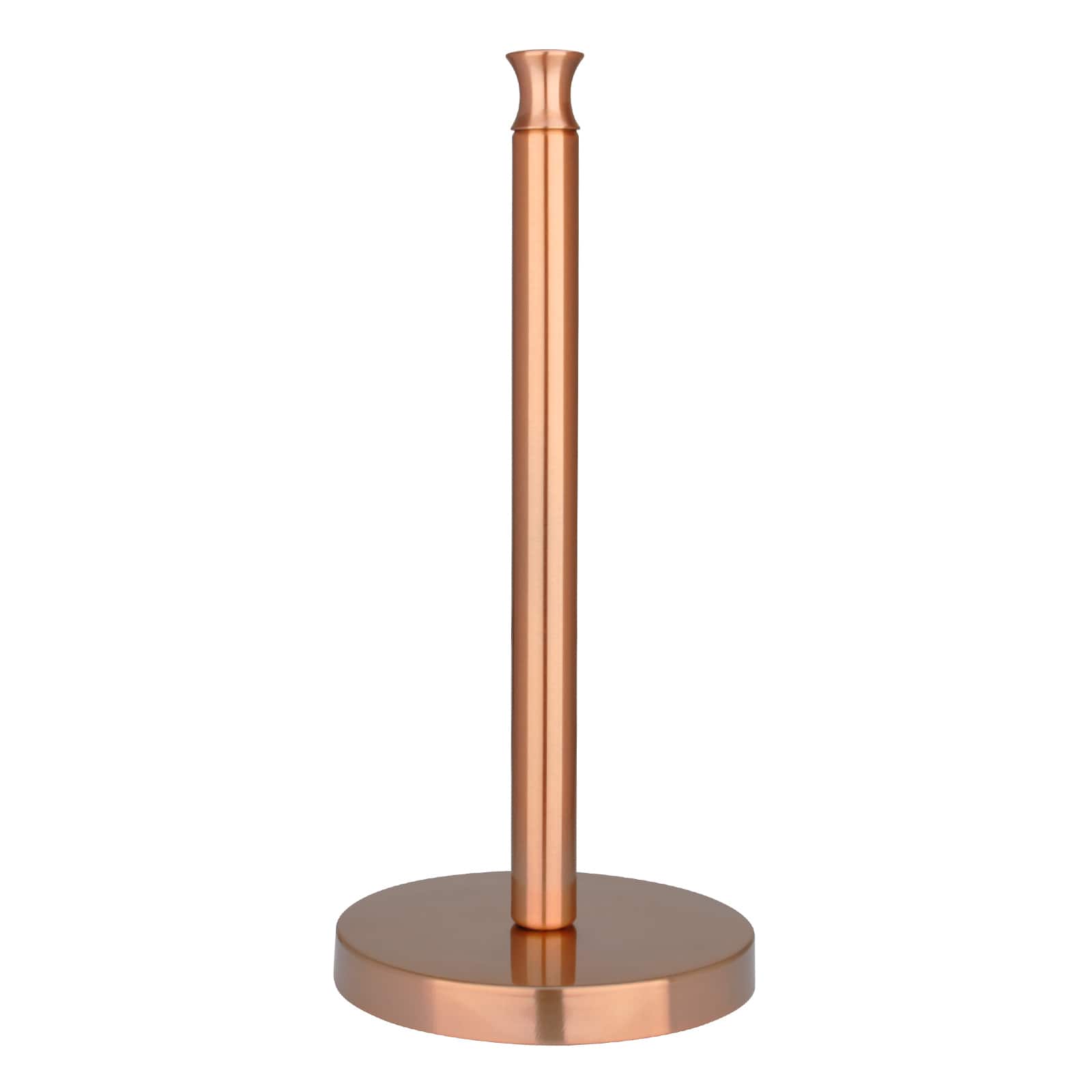 Akicon - Paper Towel Holder Stand for Kitchen Countertop and Dining Room Table - Copper