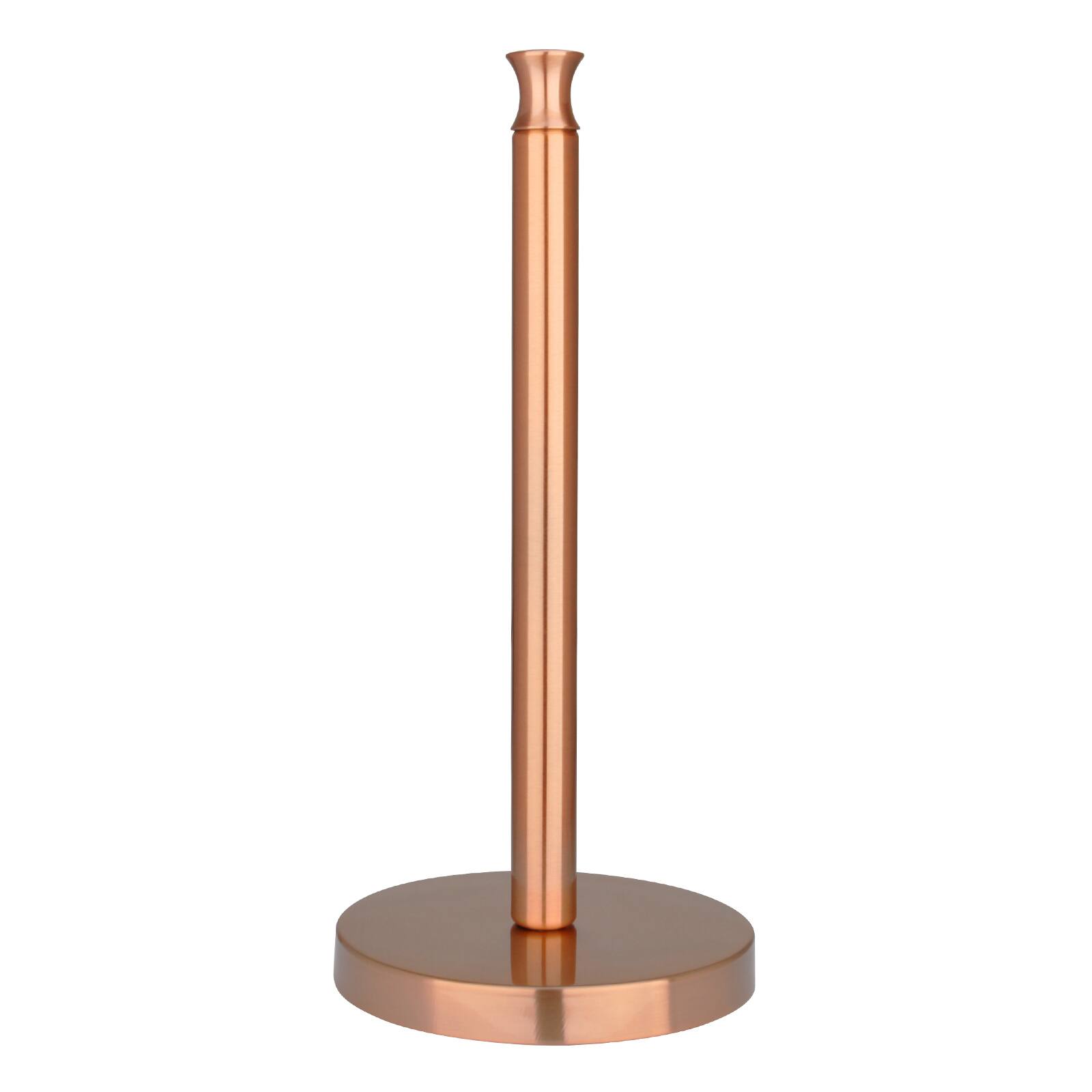 Front. Akicon - Akicon Paper Towel Holder Stand for Kitchen Countertop and Dining Room Table in Copper - Copper.