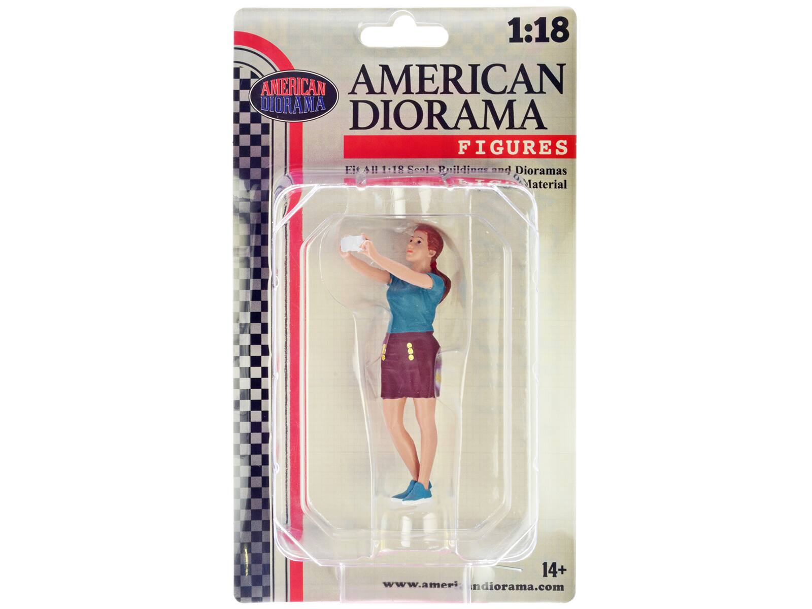 1:18 AMERICAN DIORAMA FIGURES Fit 1:18 Scale Buildings and Dioramas Material: 14+ www.american-diorama.com