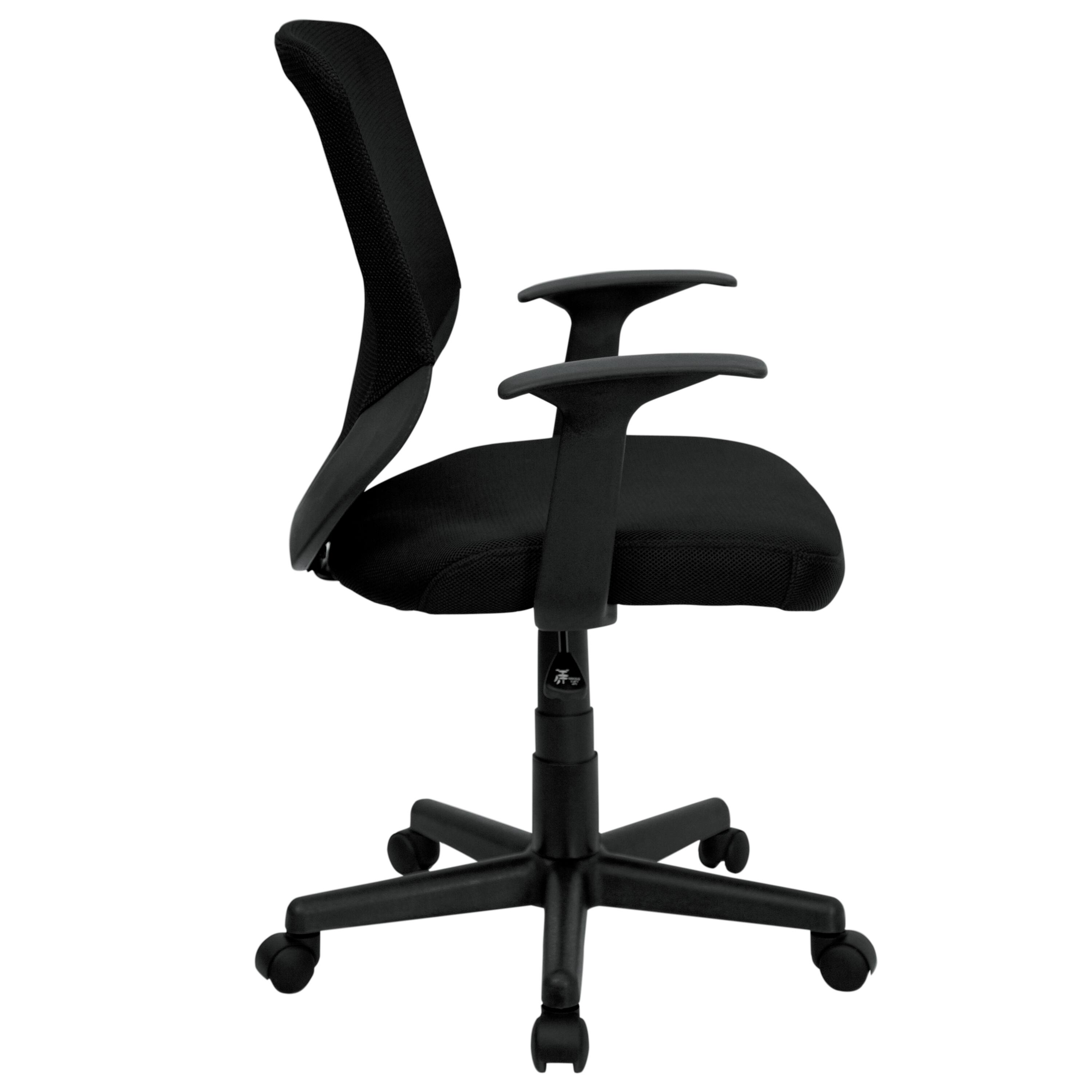 Alt View 16. Alamont Home - Norris Contemporary Mesh Swivel Office Chair - Black.