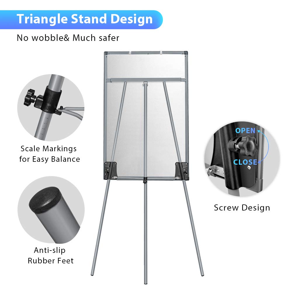 Triangle Stand Design  
No wobble & Much safer  

Scale Markings for Easy Balance  

Screw Design  

Anti-slip Rubber Feet